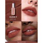 رژ لب مات بلوری شیگلم Sheglam مدل Lip Veil Cushion Lightweight رنگ Clock It