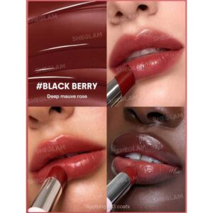بالم لب روغنی شیگلم Sheglam مدل Silk Slip Lip Oil Balm رنگ 404 Blackberry