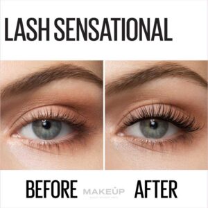 ریمل حجم دهنده و بلند کننده میبلین Maybelline مدل Lash Sensational Intense Black