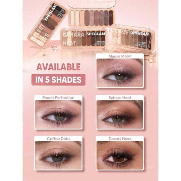 پالت سایه چشم 9 رنگ شیگلم Sheglam