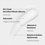 کرم آبرسان و مرطوب کننده حلزون 92 درصد کوزارکس Cosrx مدل Advanced Snail 92 حجم 20g