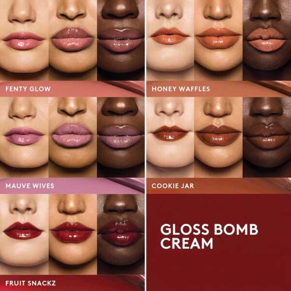 لیپ گلاس کرمی فنتی بیوتی Fenty Beauty مدل Gloss Bomb Cream