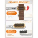 برس صاف‌ کننده مو شیگلم Sheglam مدل Sleek Chic Triple Grip | UK Plug