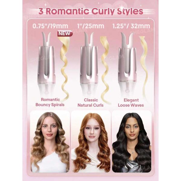 دستگاه فر کننده مو شیگلم Sheglam مدل Cupid’s Charm One Touch