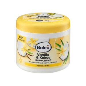 کرم بدن نارگیل و وانیل باله آ Balea مدل Vanille & Kokos حجم 500ml