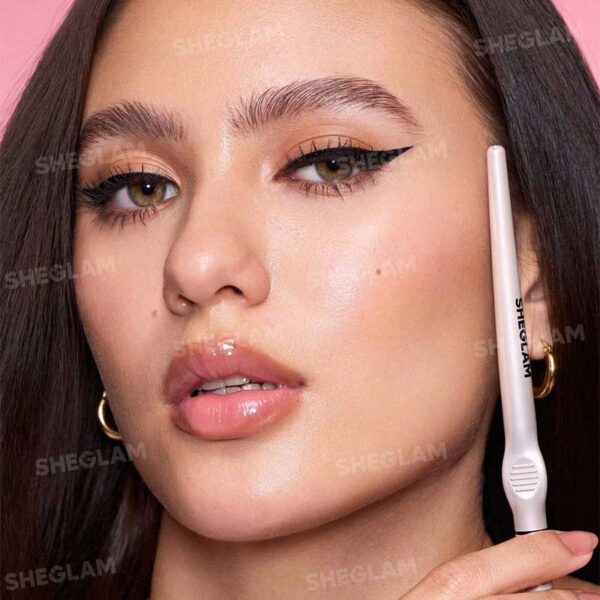 خط چشم مایع شیگلم Sheglam مدل Glide Control Liquid Eyeliner رنگ Matte Black