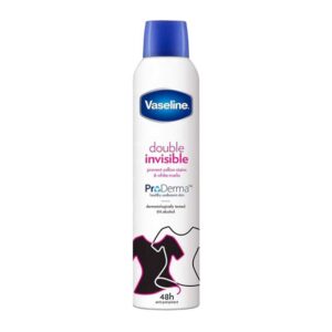 اسپری ضد تعریق زنانه وازلین Vaseline مدل Dubble Invisible حجم 250ml