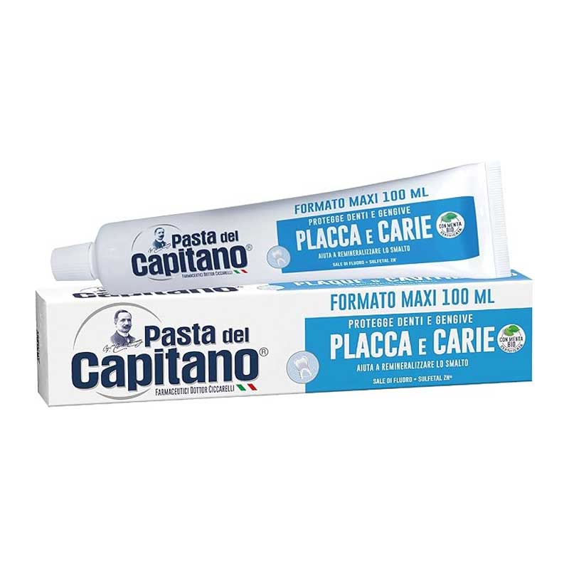 خمیر دندان پاستا دل کاپیتانو Pasta Del Capitano مدل Placca E Carie حجم 100ml
