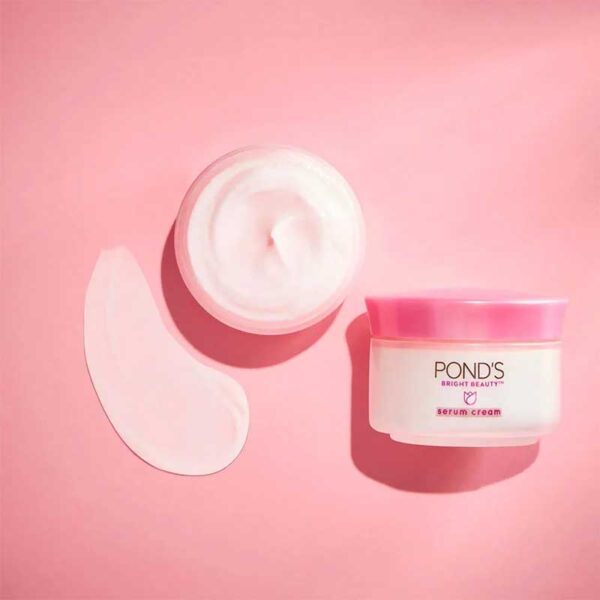 کرم سرم روشن‌ کننده حاوی ضد آفتاب SPF15 پوندز Ponds مدل Bright Beauty