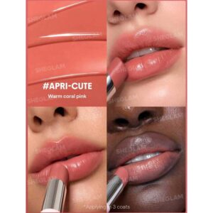 بالم لب روغنی شیگلم Sheglam مدل Silk Slip Lip Oil Balm رنگ 005 Apricot