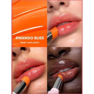 بالم لب روغنی شیگلم Sheglam مدل Silk Slip Lip Oil Balm رنگ 610 Mango Bliss