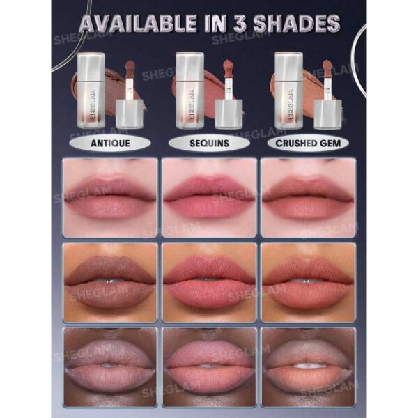 رژ لب مایع اکلیلی YK2 شیگلم Sheglam مدل Glitter Whip