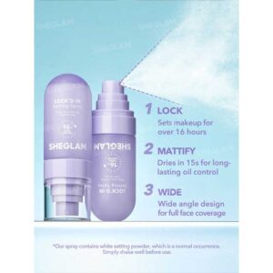 اسپری فیکس آرایش شیگلم Sheglam مدل Lock’d In Setting Spray حجم 55ml