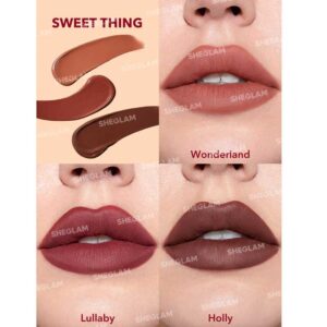 پک 3 عددی رژلب مایع Matte Allure شیگلم Sheglam مدل Sweet Thing
