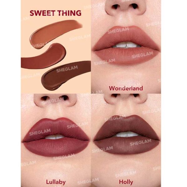 پک 3 عددی رژلب مایع Matte Allure شیگلم Sheglam مدل Sweet Thing