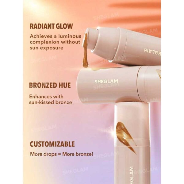 برنزر درخشان کننده شیگلم Sheglam مدل Glo Hero Bronzing Drops حجم 30ml