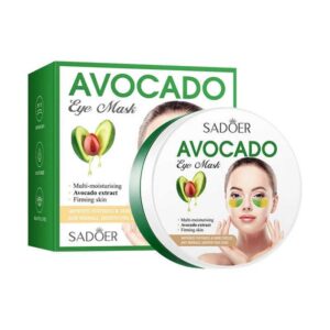 ماسک زیر چشم ضد چروک و آبرسان سادور Sadoer مدل آووکادو Avocado پک 60 عددی