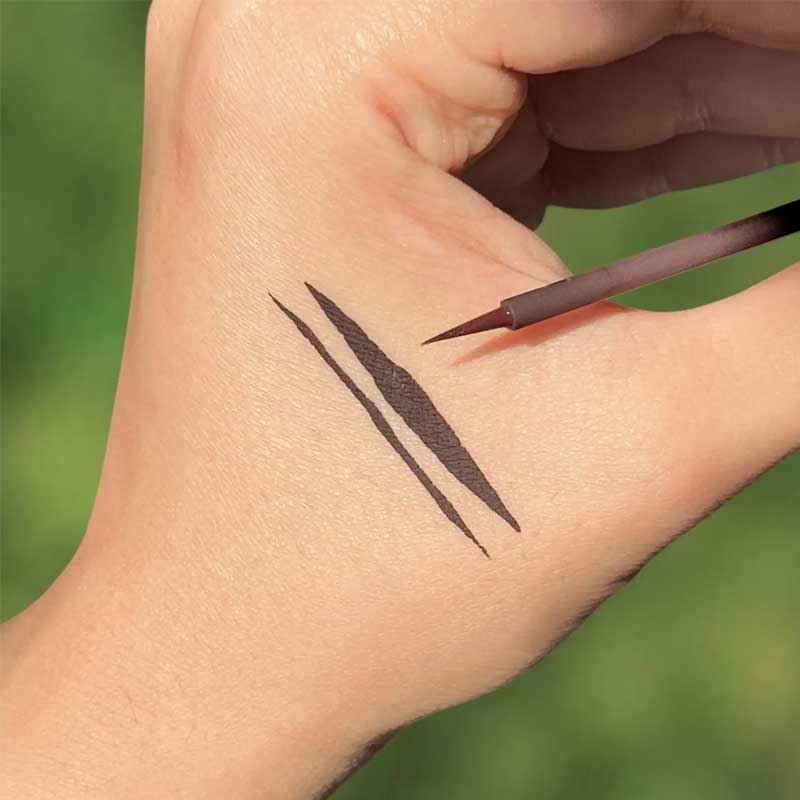 خط چشم مویی قهوه ای تیره گلدن رز Golden Rose مدل Flash liner رنگ Chocolate