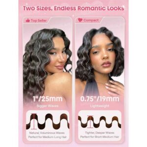 دستگاه فر کننده مو شیگلم Sheglam مدل Cupid’s Charm Beach Babe Hair Wave