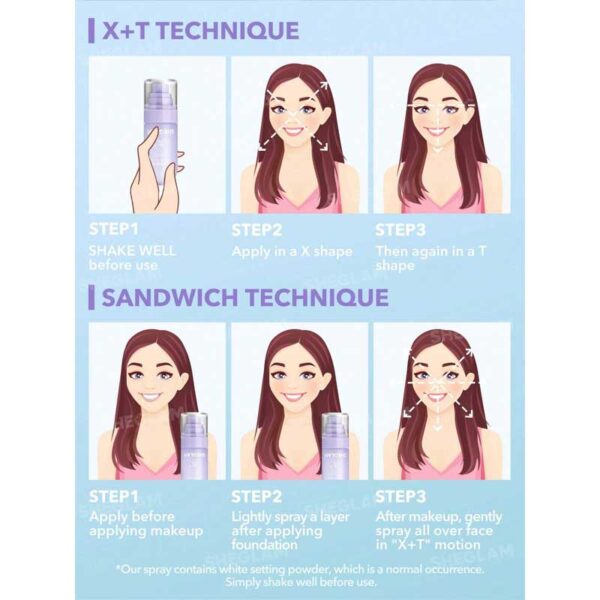 اسپری فیکس آرایش شیگلم Sheglam مدل Lock’d In Setting Spray حجم 55ml