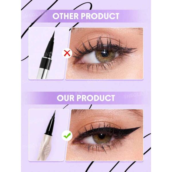 خط چشم مایع شیگلم Sheglam مدل Glide Control Liquid Eyeliner رنگ Matte Black