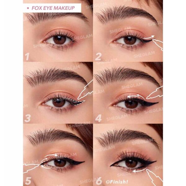 خط چشم دو طرفه مشکی شیگلم Sheglam مدل Do It All 2In1 Black
