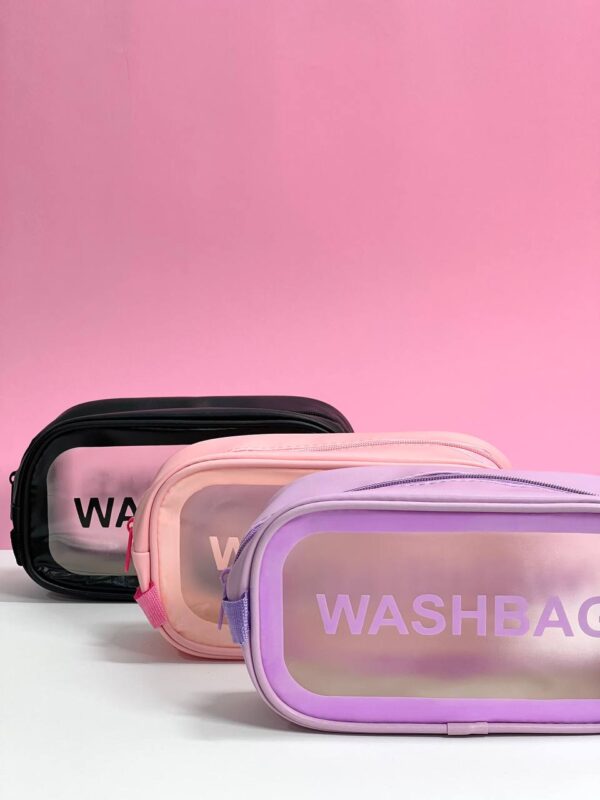 کیف واش بگ دو زیپ متوسط Washbag - Image 2