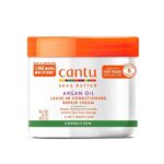 کرم مو تقویت کننده و نرم کننده حاوی روغن آرگان کانتو Cantu مدل Leave In Conditioning Repair Cream حجم 453g