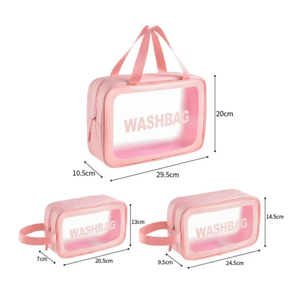 کیف واش بگ دو زیپ متوسط Washbag - Image 3