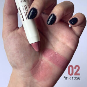 رژ لب مدادی گلدن رز Golden Rose مدل Nude Look رنگ Pink Rose 02