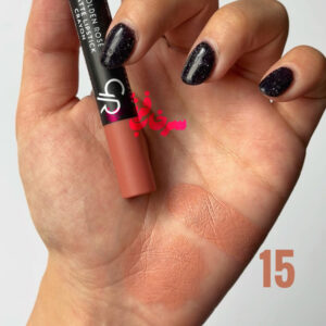 رژ لب مدادی گلدن رز Golden Rose مدل Matte Lipstick Crayon
