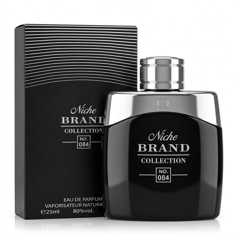 084 ادکلن برند کالکشن Brand Collection رایحه مون بلان لجند کد 084 حجم 25ml