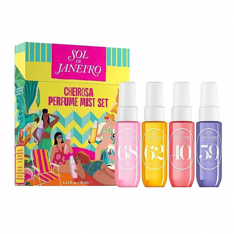پک بادی میست سول د ژانیرو Sol De Janeiro مدل Cheirosa Perfume Mist Set