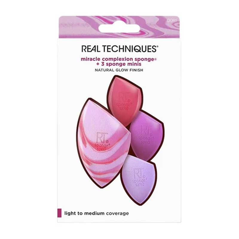 ست 4 عددی پد ریل تکنیک Real Techniques مدل Miracle Complexion