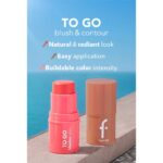 رژگونه استیکی فلورمار Flormar مدل To Go Blusher Stick رنگ 003 Rosy Bliss