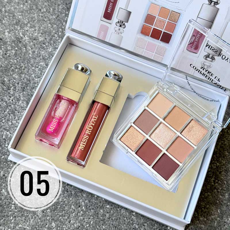 پک آرایشی 3 عددی میس رویال Miss Royal مدل Comprehensive Make Up کد 05
