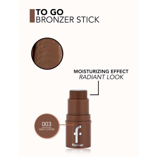 کانتور و برنزر استیکی فلورمار Flormar مدل To Go Bronzer Stick
