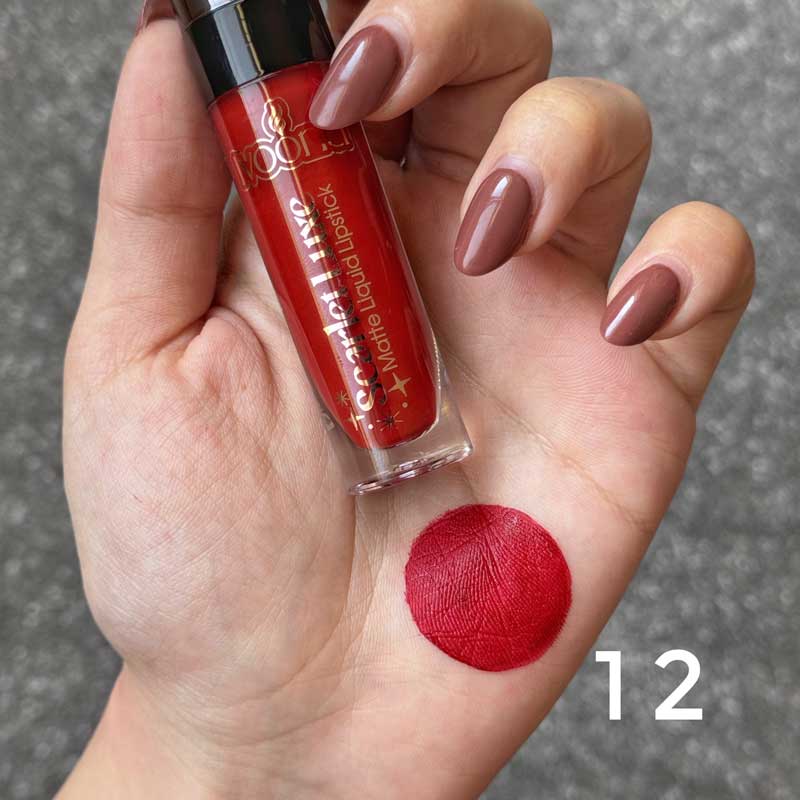 رژ لب مایع مات ایوونا Ivoona مدل Scarlet Luxe