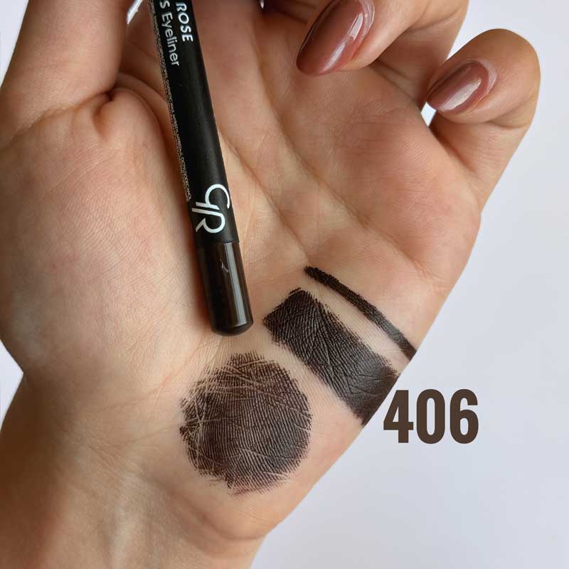 مداد چشم قهوه ای سوخته گلدن رز Golden Rose مدل Dream Eyes Eyeliner کد 406