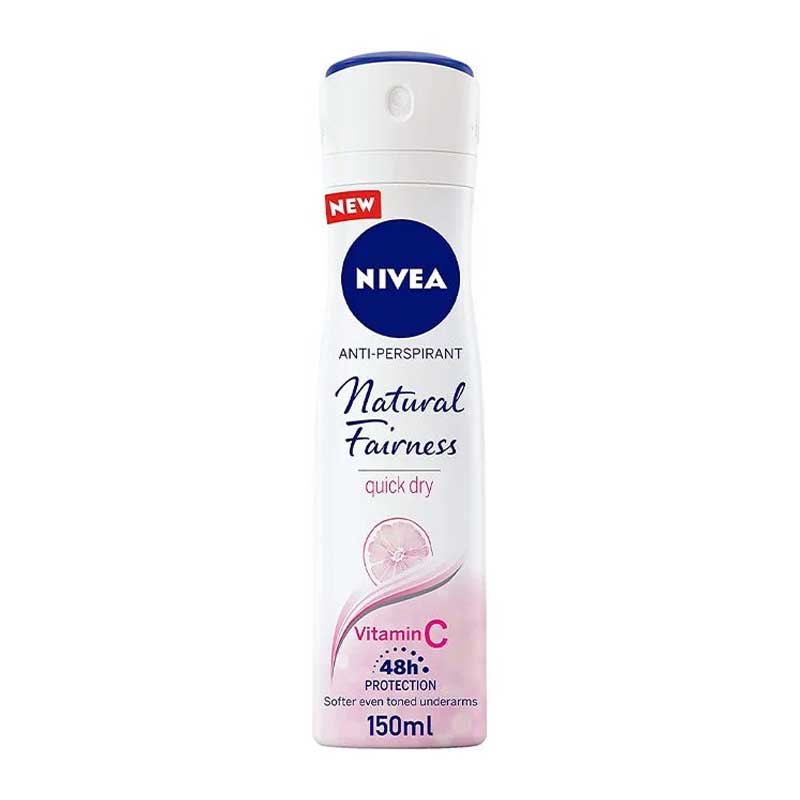 اسپری ضد تعریق زنانه نیوآ Nivea مدل Natural Radiance حجم 150ml