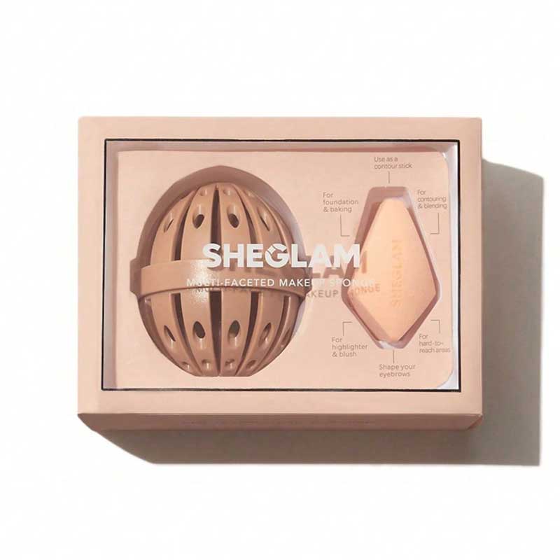 اسفنج آرایشی چندکاره شیگلم Sheglam مدل Multi Faceted رنگ Bisque