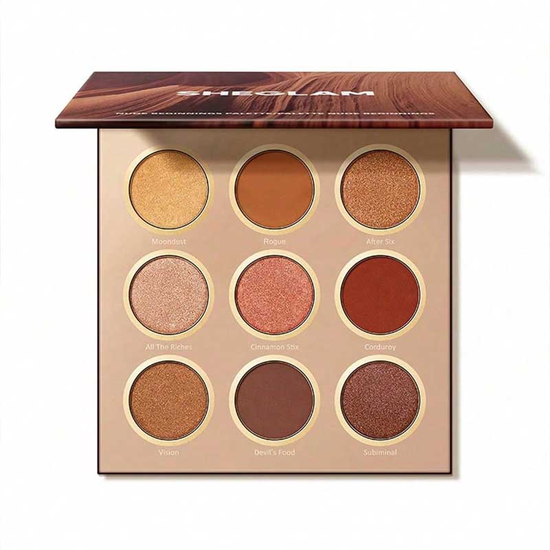پالت سایه چشم شیگلم Sheglam مدل Nude Beginnings Palette