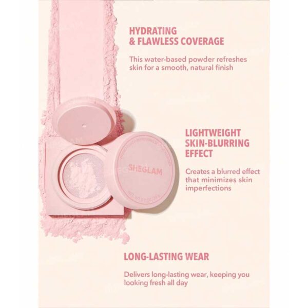پودر فیکس آبرسان شیگلم Sheglam مدل Hydro Touch Refreshing