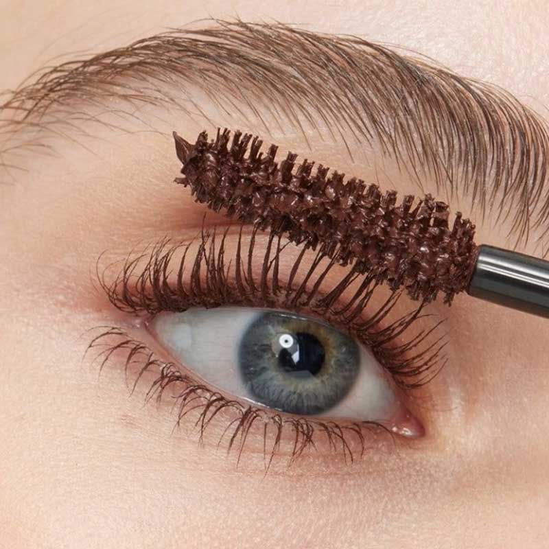 ریمل قهوه ای Brown حجم دهنده کاریته Karite مدل آینه دار Big Eye