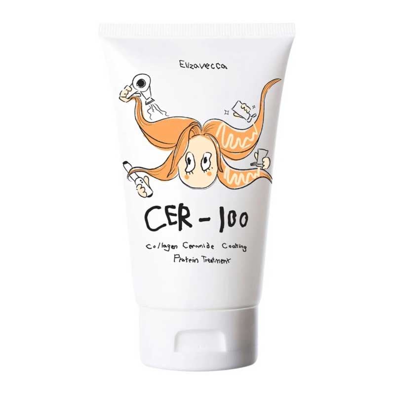 ماسک ترمیم کننده مو کلاژن سرامید الیزاوکا Elizavecca مدل CER-100 حجم 100ml
