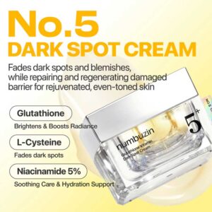 کرم ضد لک و روشن کننده نامبوزین Numbuzin مدل Glutathione Vitamin Dark Spot حجم 50ml