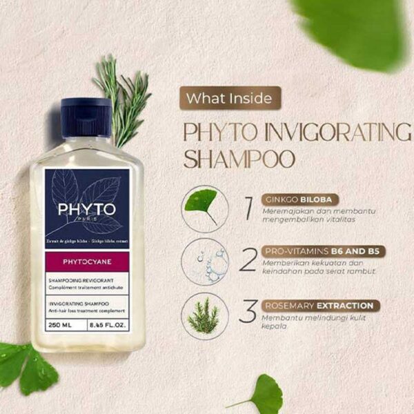شامپو ضد ریزش مو فیتو Phyto مدل Phytocyane حجم 250ml