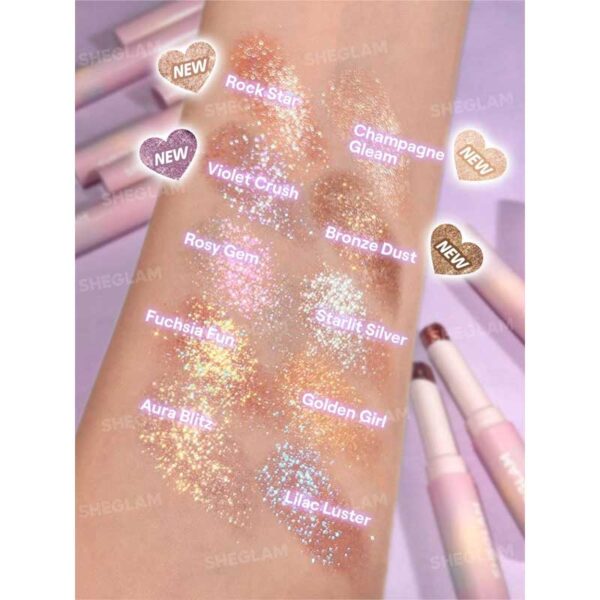 هایلایتر ژله ای شیگلم Sheglam مدل Crystal Jelly Glaze Stick