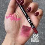مداد لب ضد آب Waterproof فلورمار Flormar رنگ 205 Elegant Bordeaux