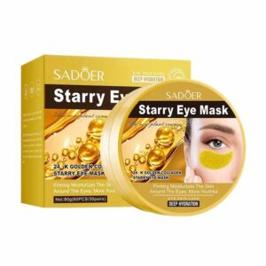 پک 60 عددی پچ زیر چشم طلا سادور Sadoer مدل Starry Eye Mask